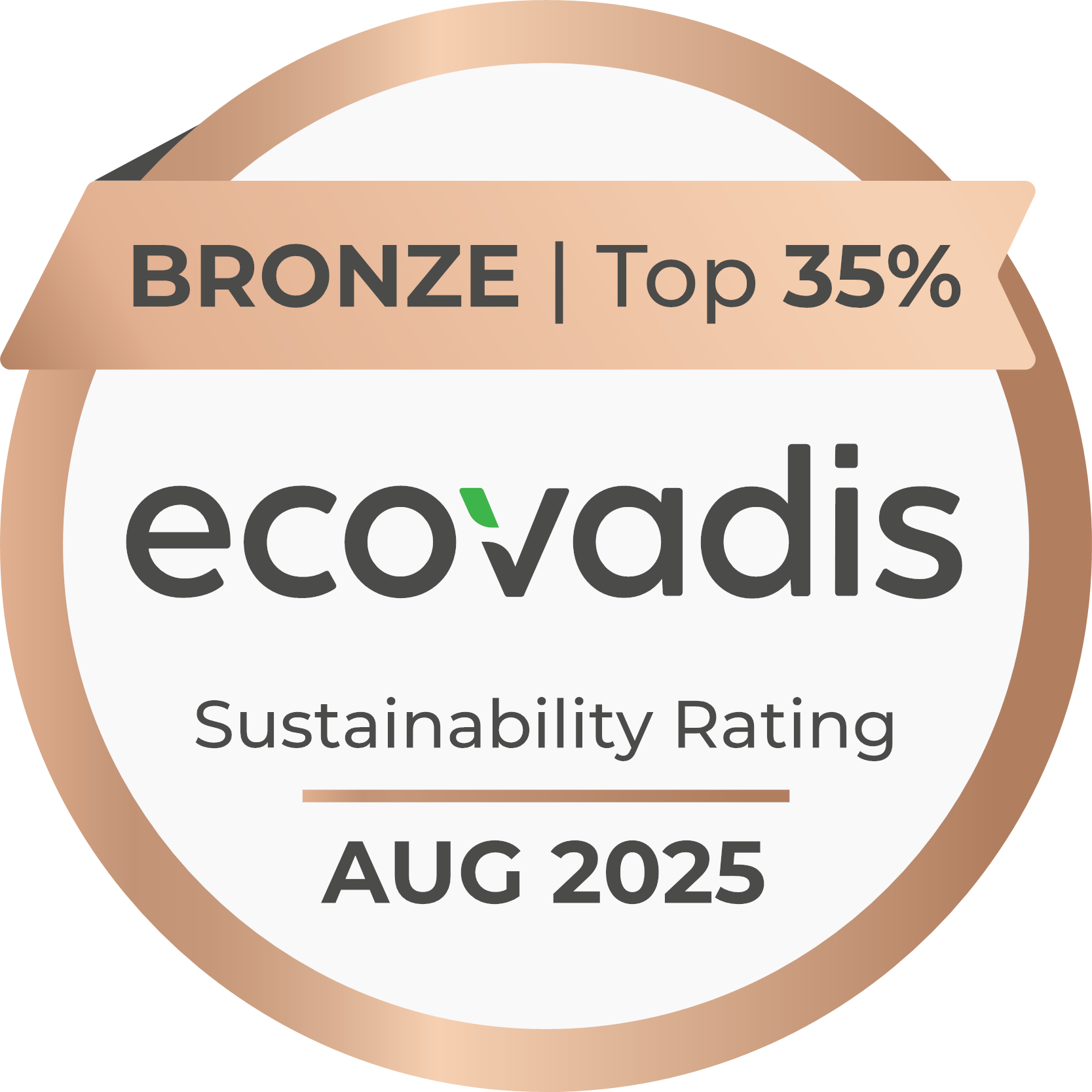 EcoVadis bronze medal_aug2025